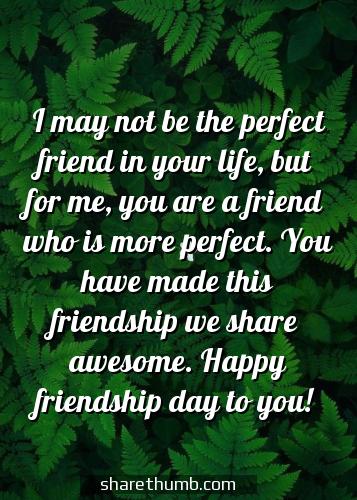 quotation of happy friendship day